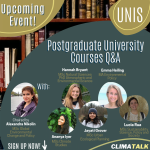 ClimaTalk Postgraduate University Courses Q&A Event