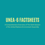 UNEA-6 Factsheets