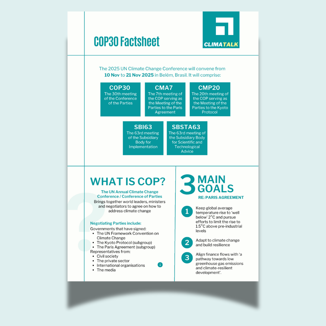 COP30 Factsheet