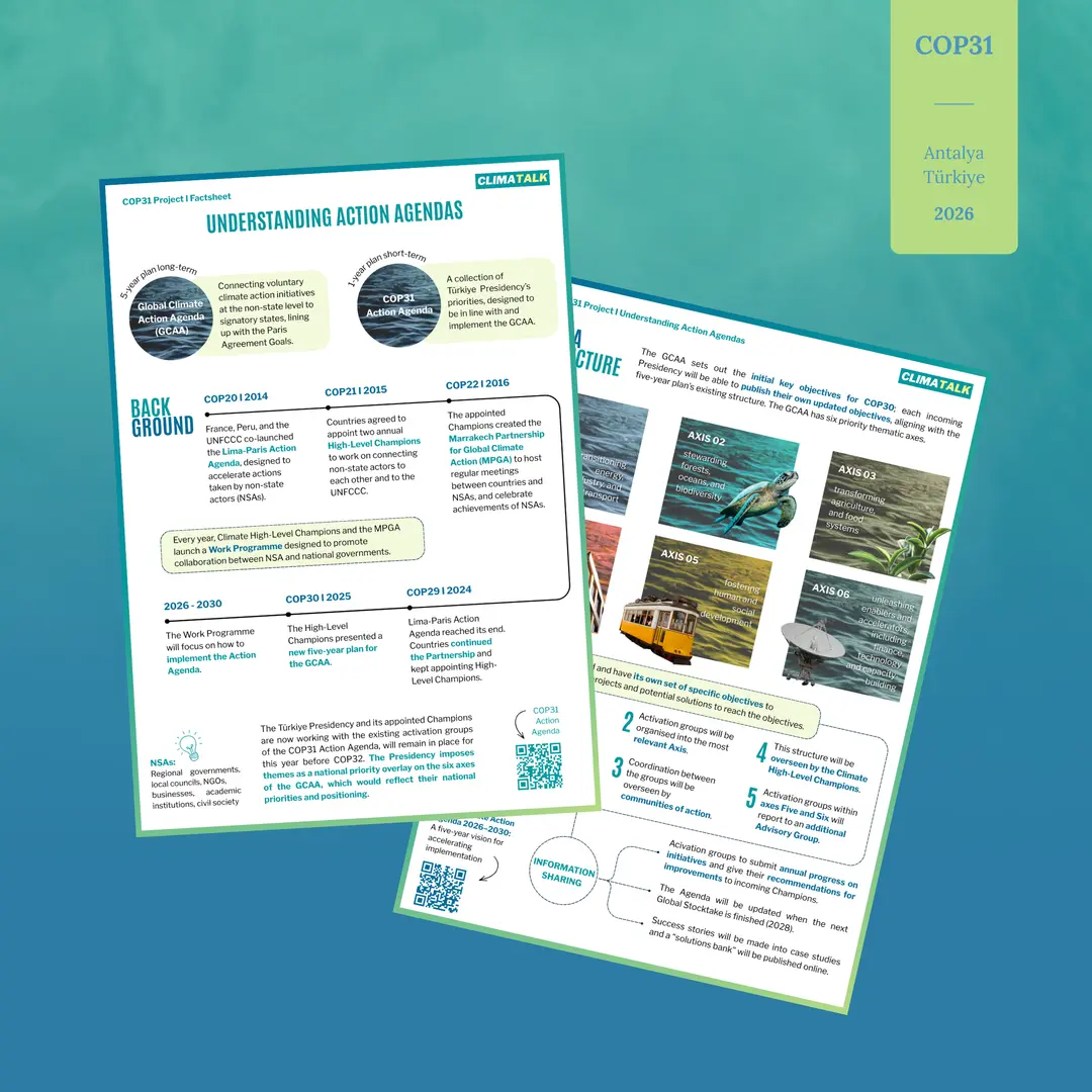 COP31 Understanding Action Agendas Factsheet